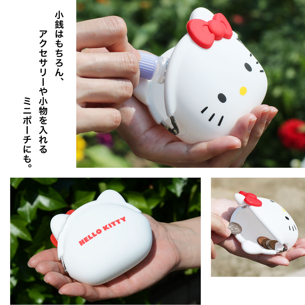 キティちゃん 小銭入れ コインケース シリコン がま口 mimi POCHI HELLO KITTY ミミポチハローキティ ポチ｜osaifuyasan｜10