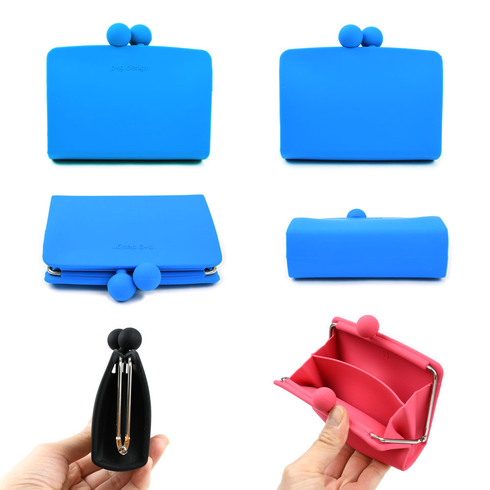 p+g design SEPA-POCHI セパポチ がま口 シリコン 財布 カードケース