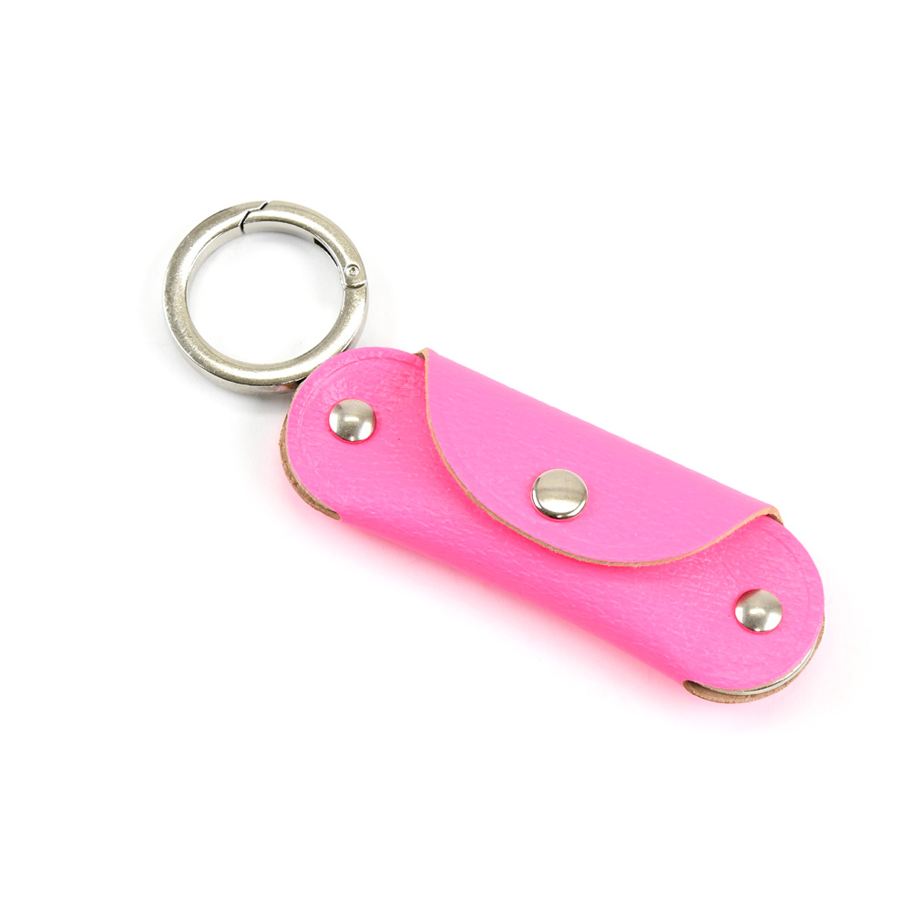1/2 HALF KEY/PAY キーケース 蛍光レザー 小銭入れ付き スマートキー
