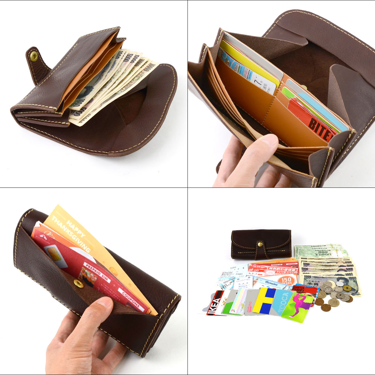 Cham チャム ギャルソンロングウォレット新品未使用 Cham（チャム） 長財布 レディース 大容量 ギャルソン 日本製 姫路