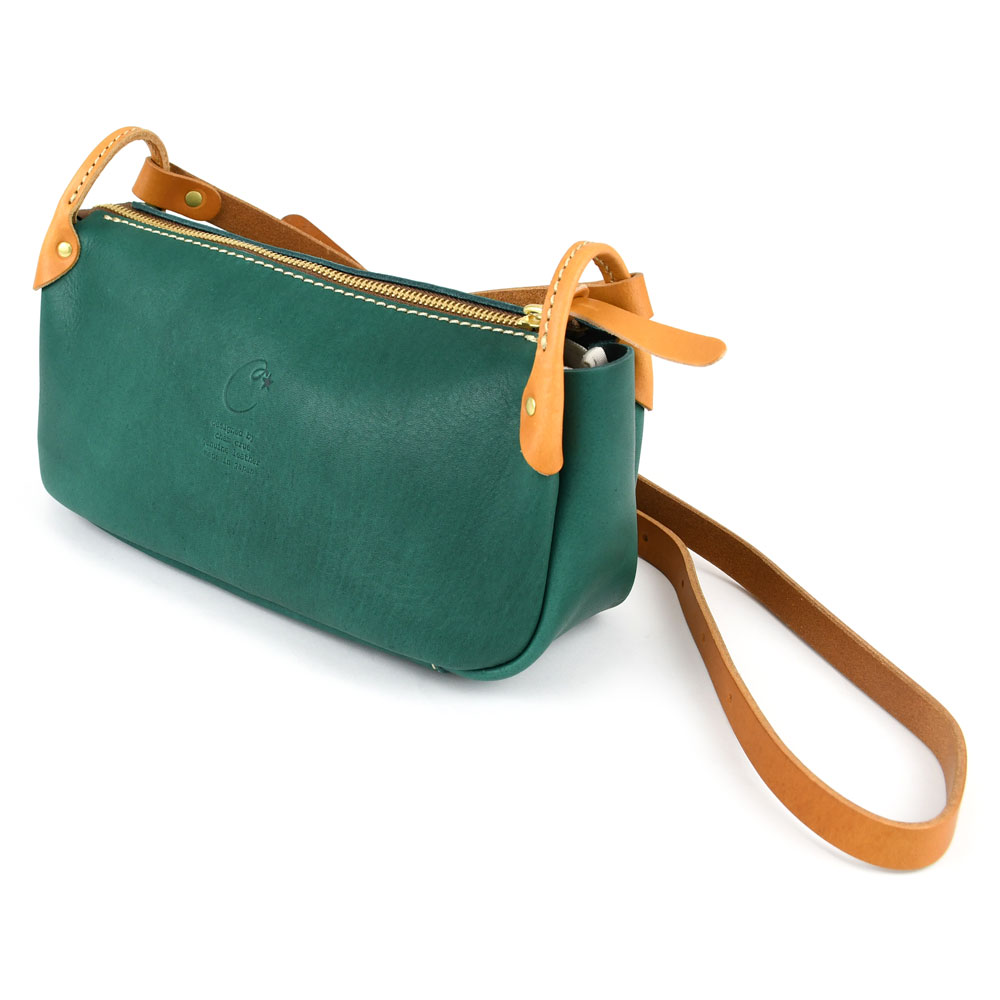 Cham（チャム） 横長ワイドショルダーバッグ サコッシュ 日本製