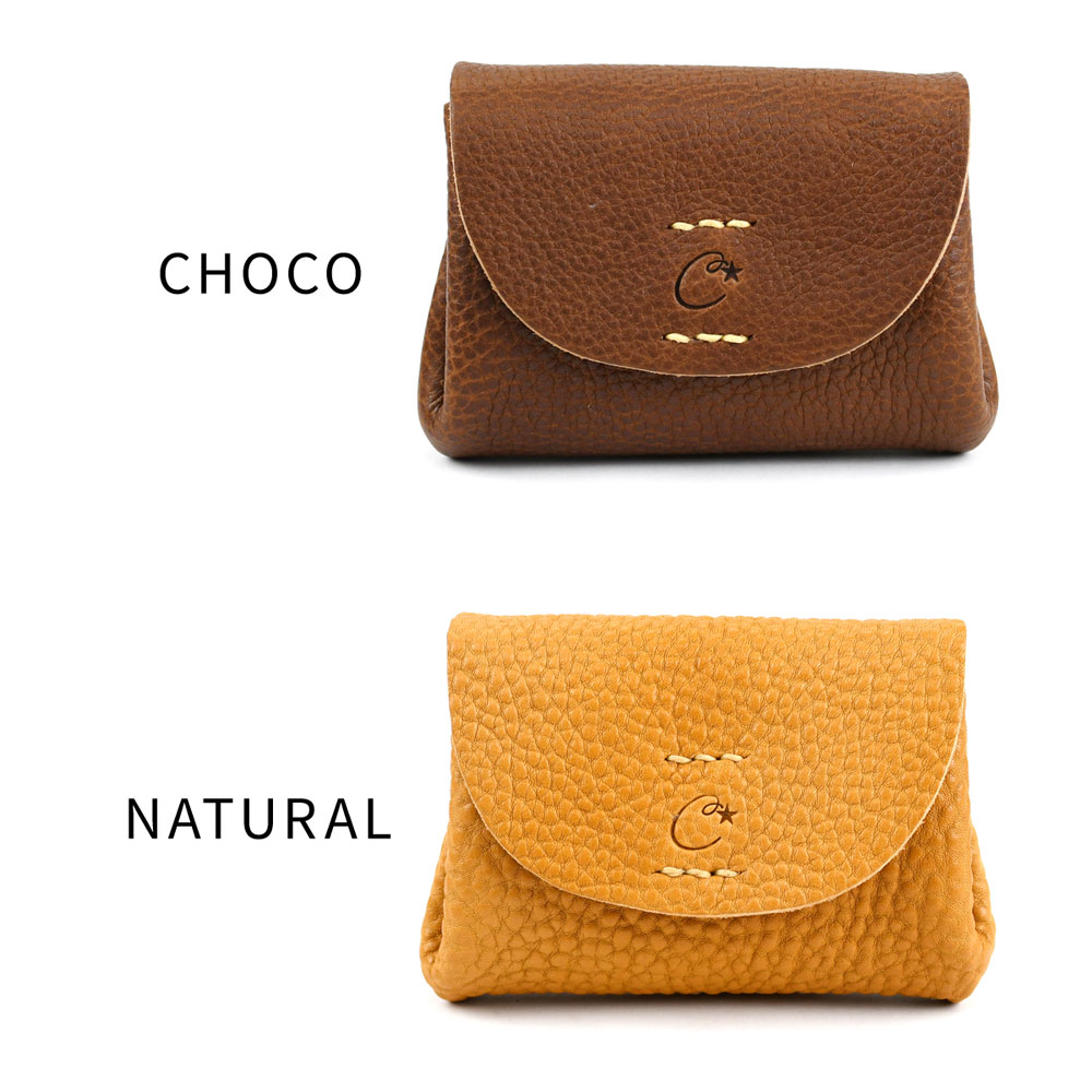 Cham（チャム） コンパクト財布 広マチ 大容量 日本製 本革 財布