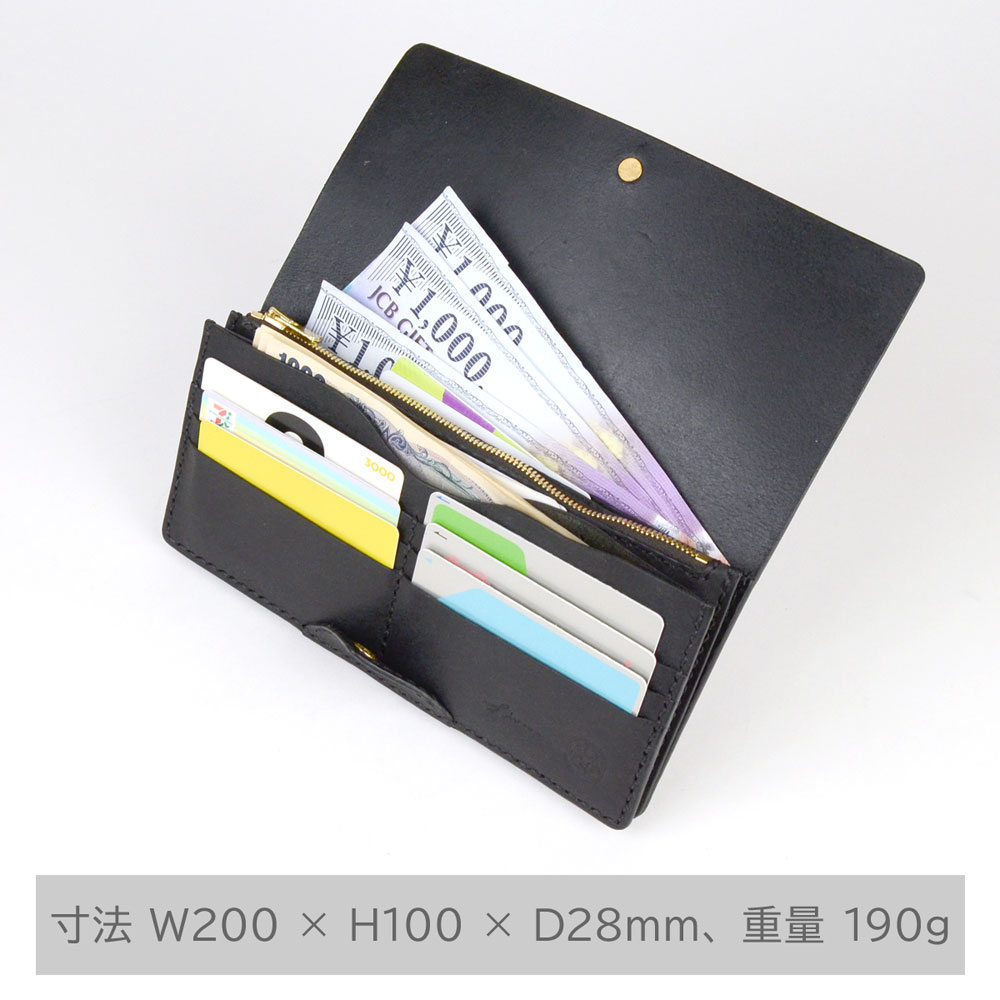 長財布 J WALLET 手縫い かぶせ LITSTA 日本製 本革 財布 プエブロレザー イタリアンレザー レディース じゃばら 蛇腹 フラップ リティスタの画像