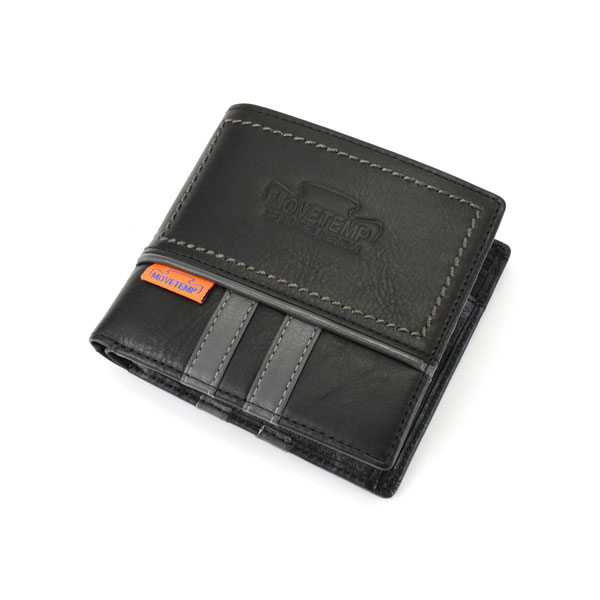 メンズ 二つ折り財布 ハーフウォレット 革財布 牛革 キップ