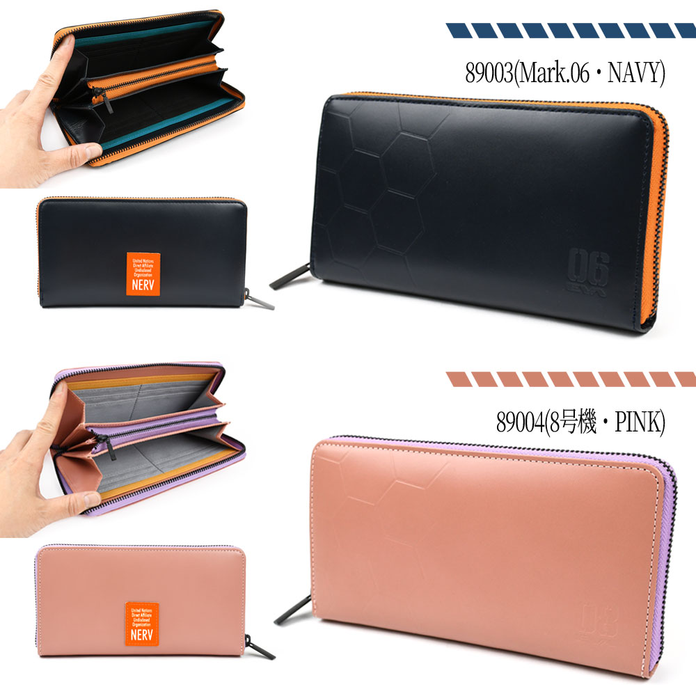 EVANGELION エヴァンゲリオン コラボ 長財布 ラウンドファスナー