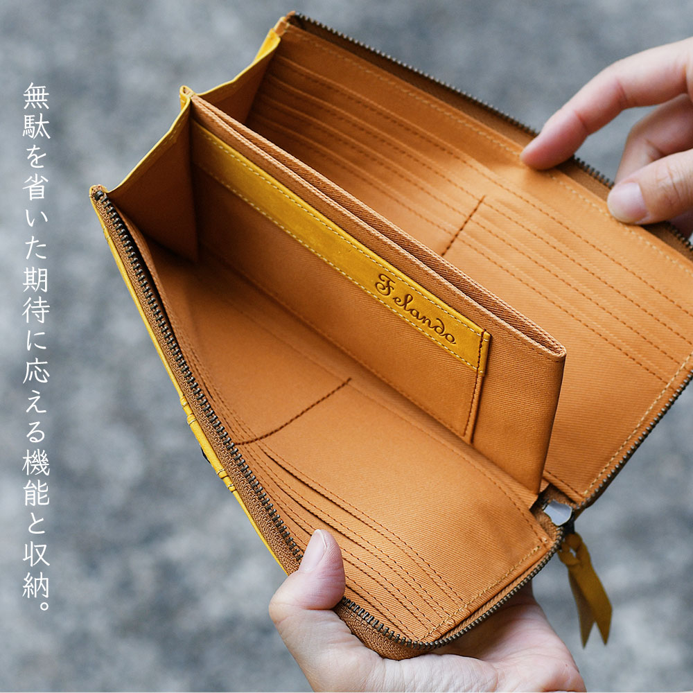 楽天市場】Felando（フェランド）牛革 二つ折り財布 レディース