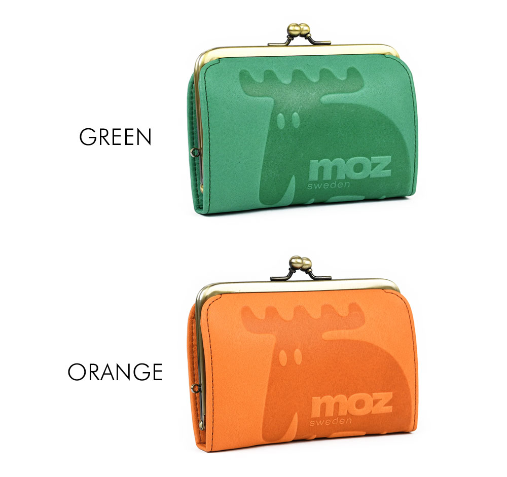 moz（モズ） がま口ミニ財布 ボックス型小銭入れ コンパクトウォレット