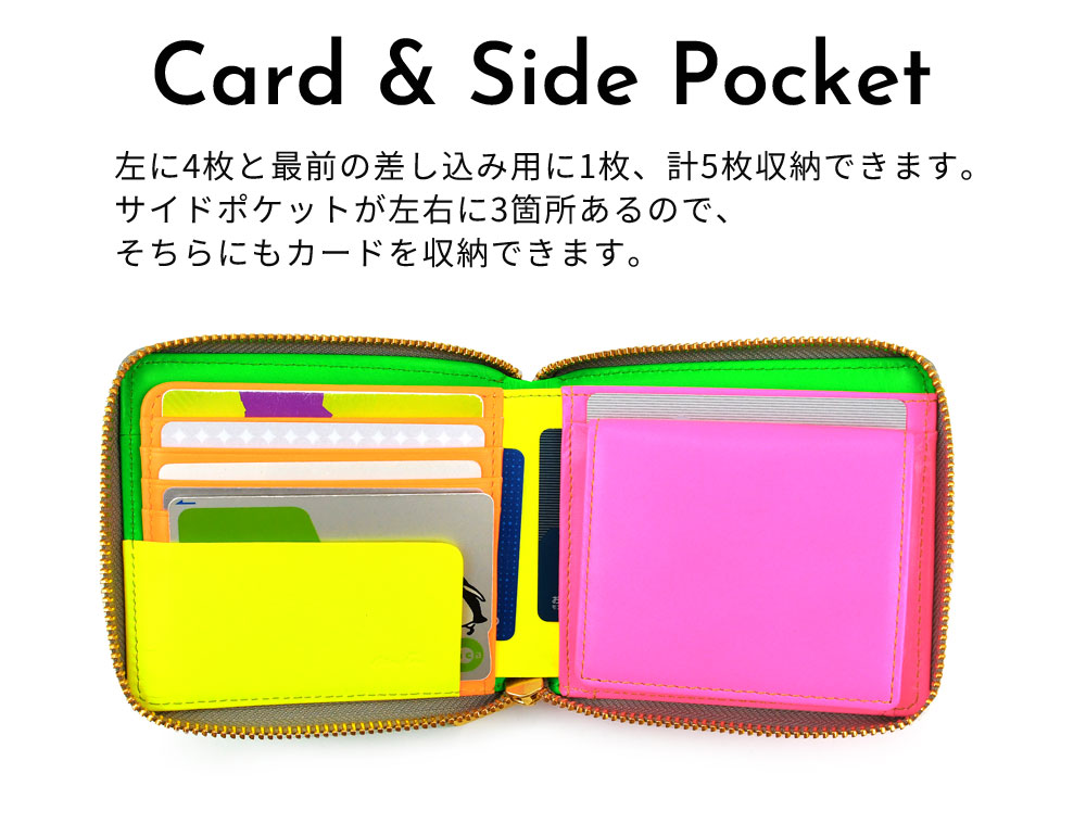 新品　未使用・ヴェルサーチ　二つ折り財布　蛍光色　イエロー　ラウンドジップ 二つ折り財布 イエロー |折り財布 | WAKO公式オンライン
