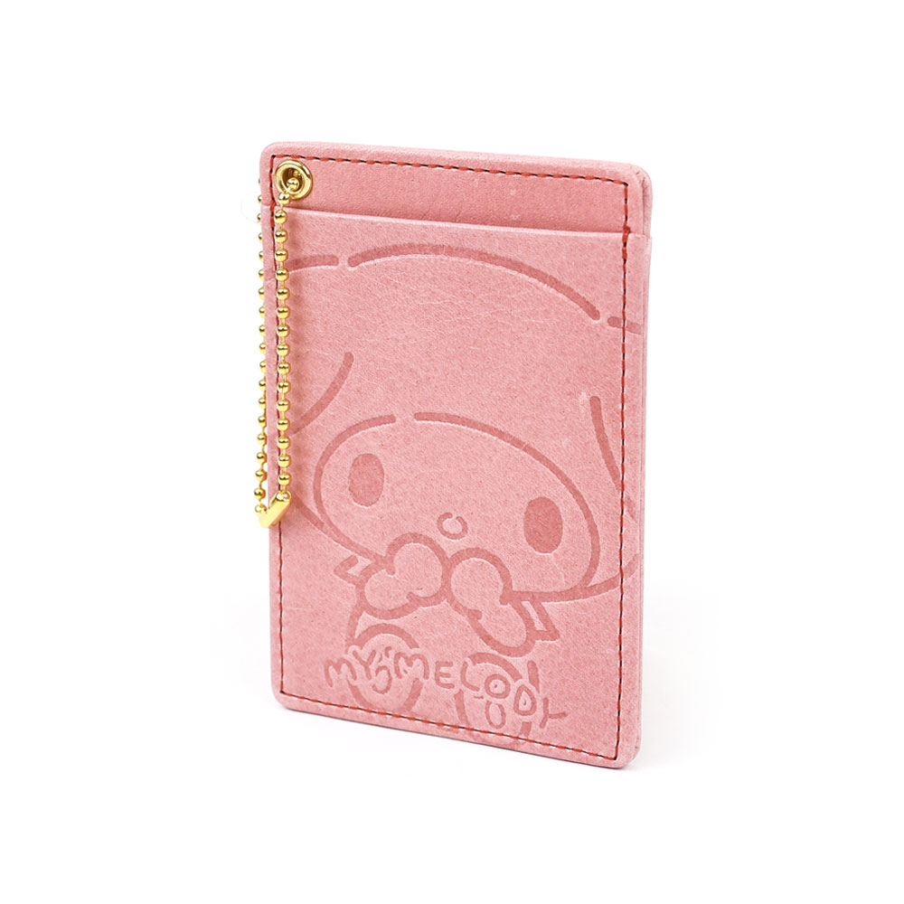 sanrio（サンリオ） パスケース 定期入れ レディース 牛革 本革 レザー