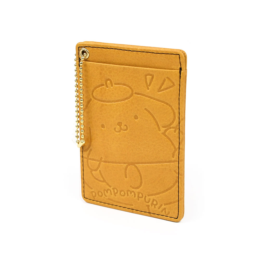 sanrio（サンリオ） パスケース 定期入れ レディース 牛革 本革 レザー