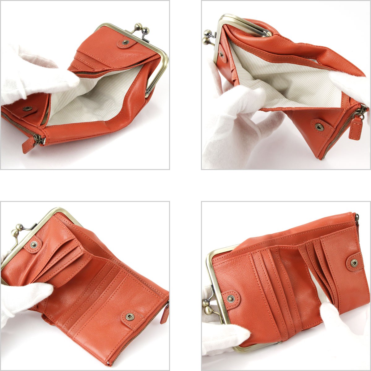 Nostalgic News（ノスタルジックニュース） がま口二つ折り財布