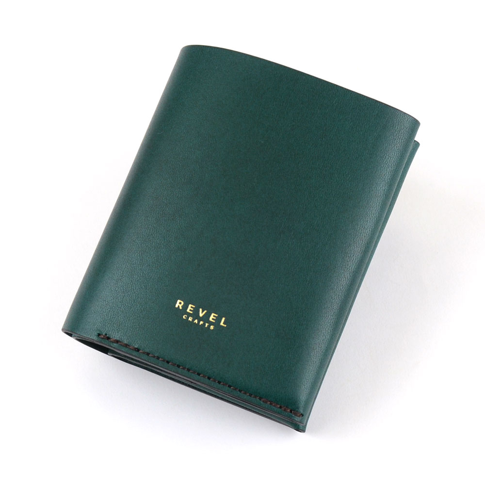 REVEL（レヴェル） ミニ財布 メンズ 二つ折り コンパクト ベルトを
