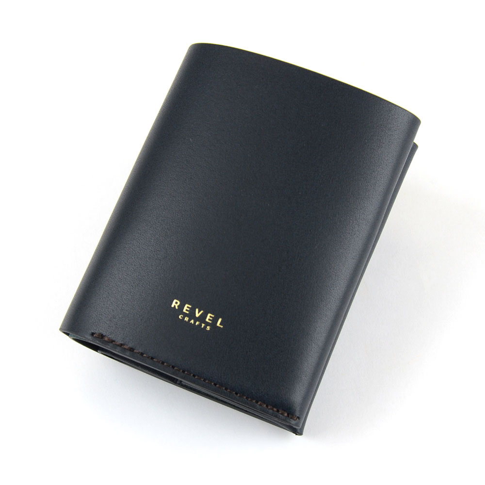 REVEL（レヴェル） ミニ財布 メンズ 二つ折り コンパクト ベルトを
