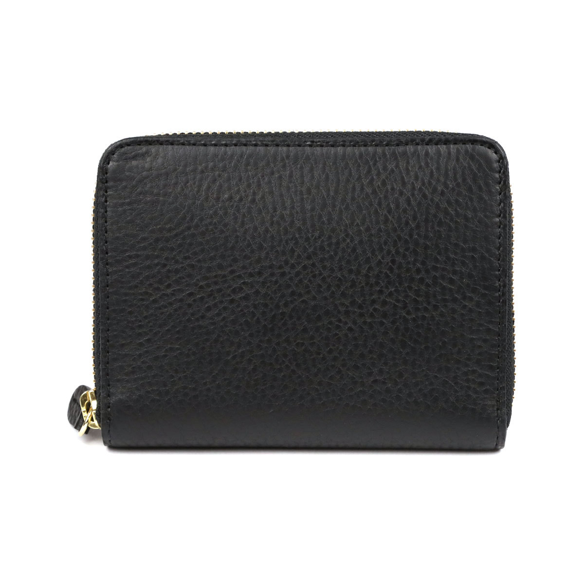 ミニ財布 二つ折り レディース ラウンドファスナー イタリアンレザー