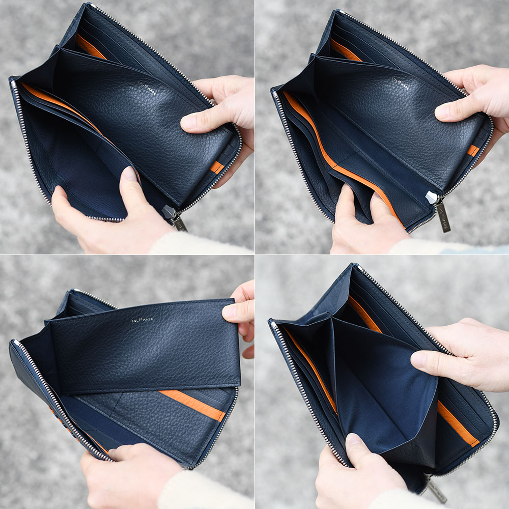 L字ファスナー長財布 SOLSOMARE ソルソマーレ ロングウォレット