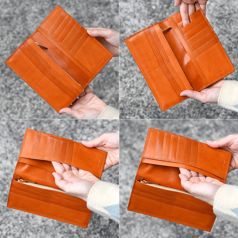 ササマチ長財布 SOLSOMARE ソルソマーレ Tramonto トラモント フラップ