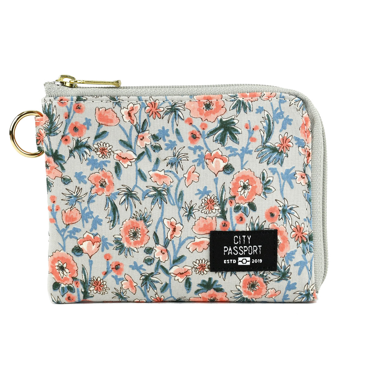 CITY PASSPORT ミニ財布 L字ファスナー 水玉 ドット 花柄 極薄財布 パスケース付き 日本製 シティパスポート SWITCH  STANCE スイッチスタンス メール便送料無料 : swc-cpas-ld02 : おさいふやさん - 通販 - Yahoo!ショッピング