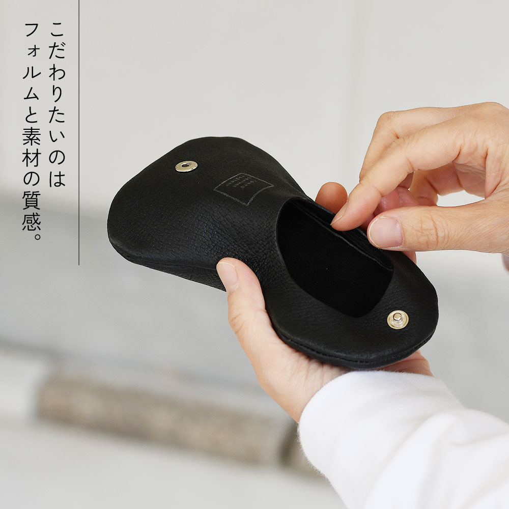 コインケース 小銭入れ ユニセックス 本革 豚革 日本製 植物タンニン