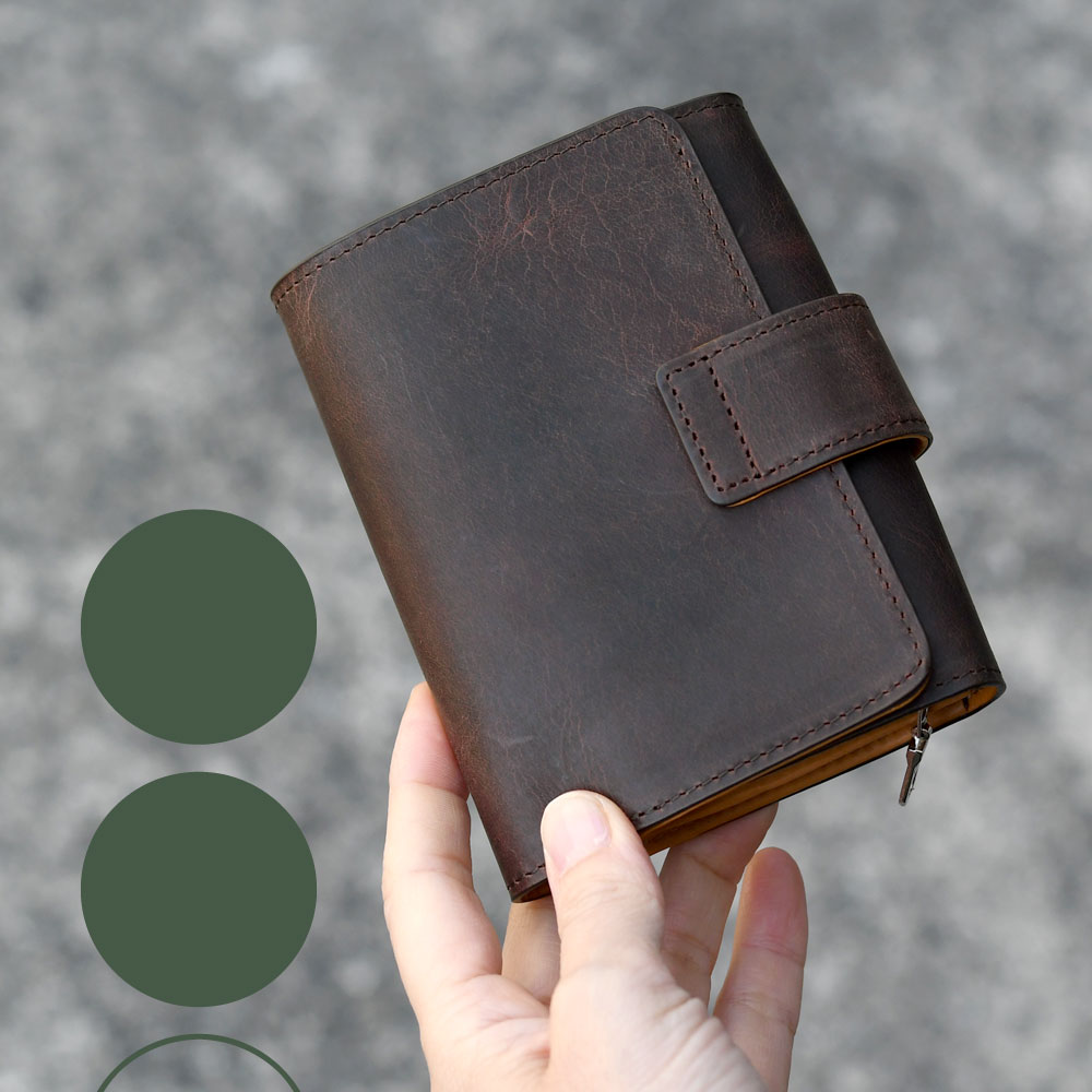 二つ折り財布 じゃばら カード たくさん 入る 日本製 オイルレザー