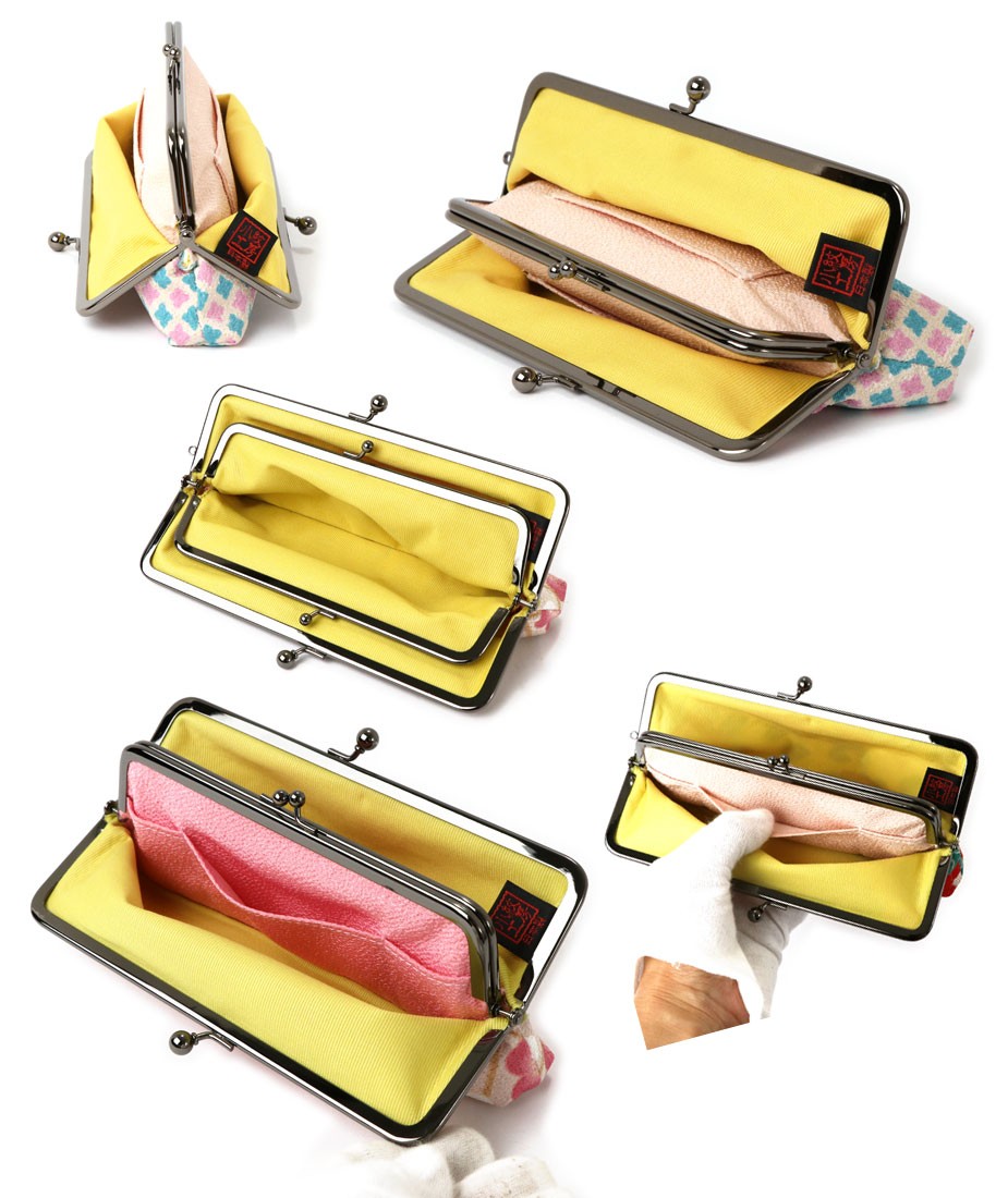 宅配便専用商品】長財布 がまぐち 親子がま口 日本製 メイドイン