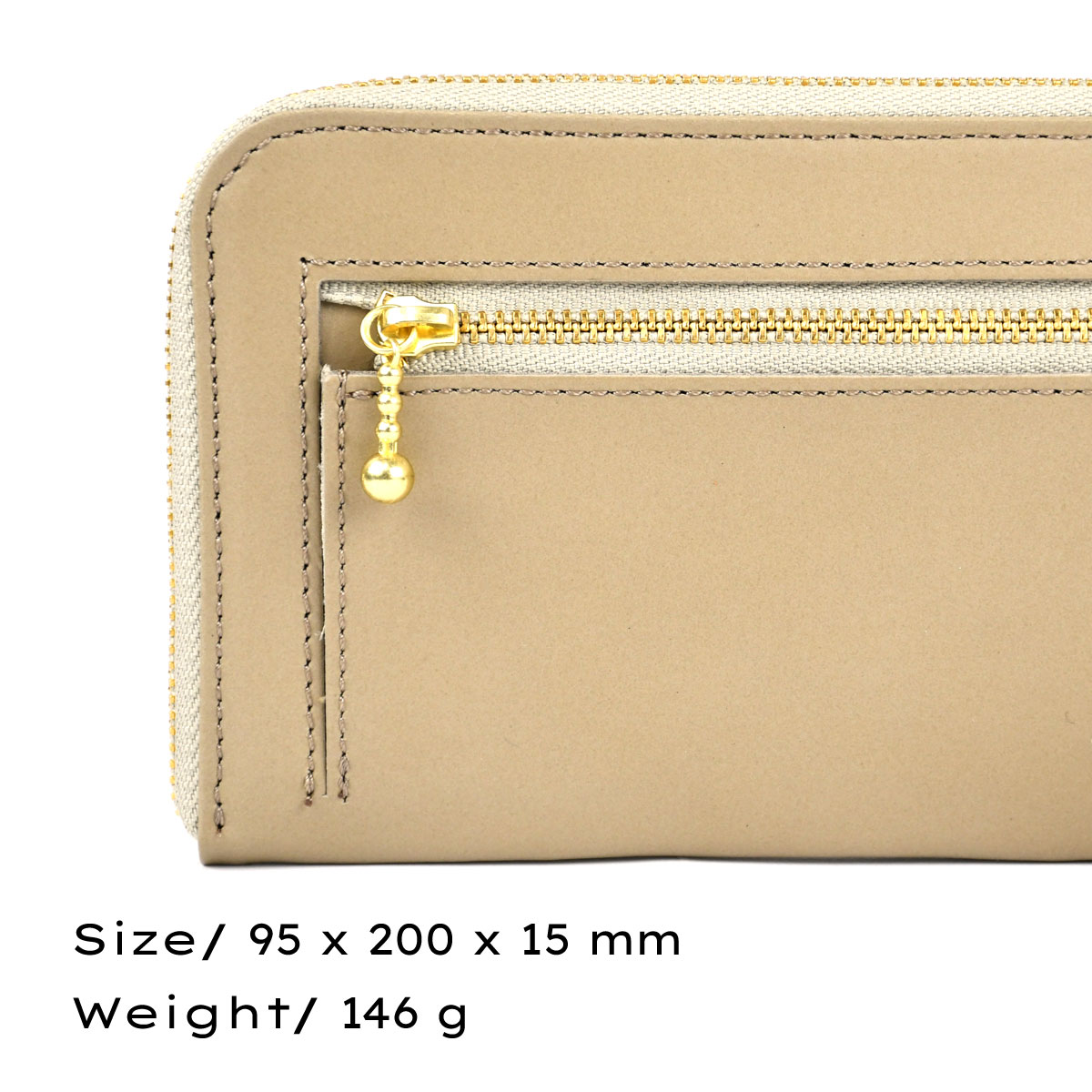 タッセルウォレット スムースレザー PURPLE 日本製 長財布 L字