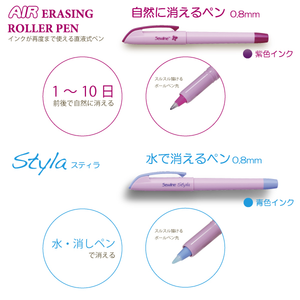 ソーライン 消えるペン 0.8mm 関連画像1