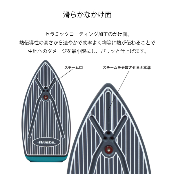 Ariete アリエッテ パワースチームアイロン 6399/3 関連画像3