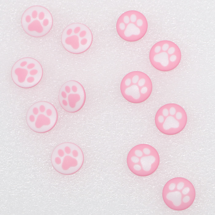 CHERRYLABEL SG13mm NikuQ 肉球スナップ ピンク・ブラウン : おさい