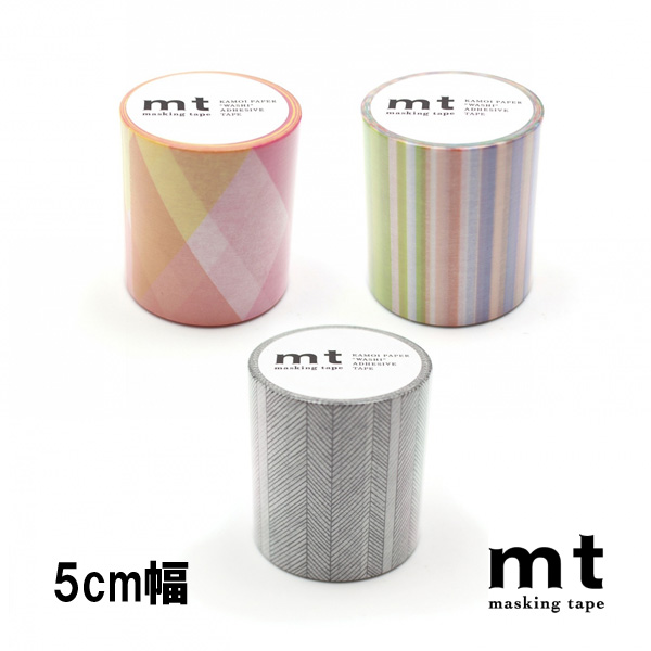 mt（エムティー） マスキングテープ 1P 柄物 50mm×7m プール・ブルー