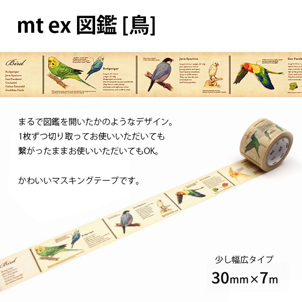 mt　ex　図鑑・鳥R　30mm×7m　｜osaihou｜02