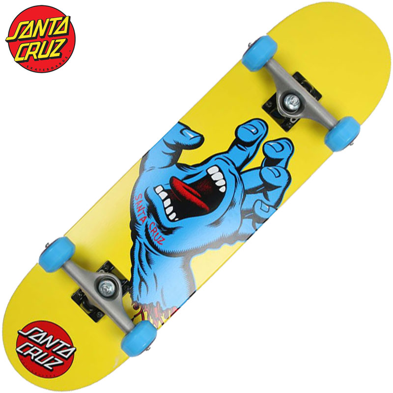 Santa Cruz Claw Grabke イエロー　スケボーデッキ Santa Cruz Claw Grabke イエロー スケボーデッキ スケートボード