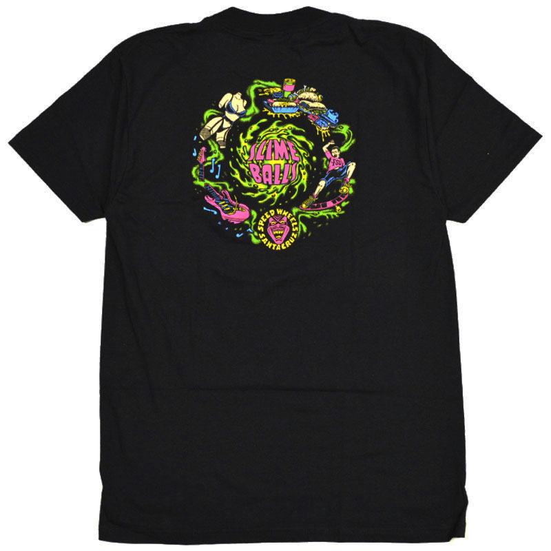 SANTACRUZ サンタクルーズ SLIME BALLS VOMIT スライムボール ロンTシャツ 黒 Mサイズ 新品 44155110bk_1.jpg
