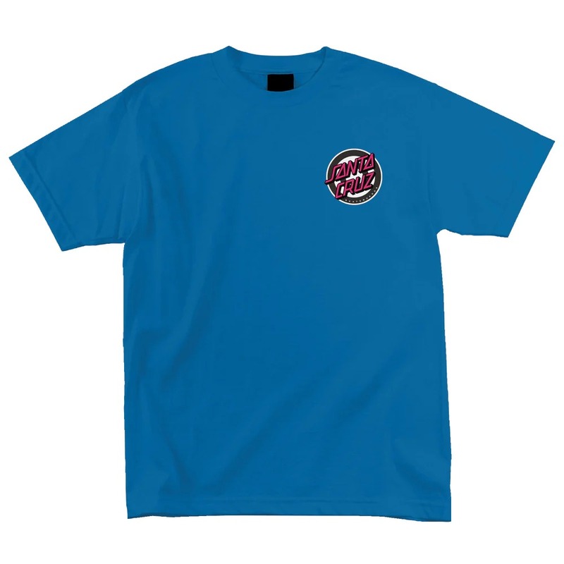 ロブ・ロスコップ Tシャツ 青 サンタクルーズ SANTA CRUZ ROSKOPP RIGID FACE T-SHIRT(ブルー