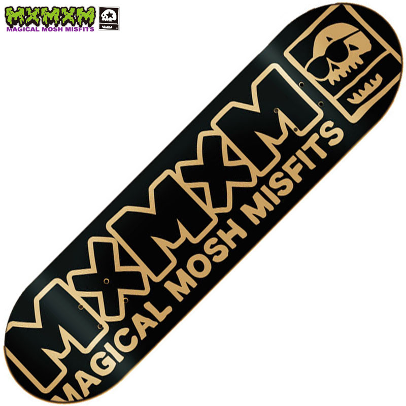 スケートボード MxMxM SKATEBOARD DECK TEAM GOLD 7.75 crass_sd1350