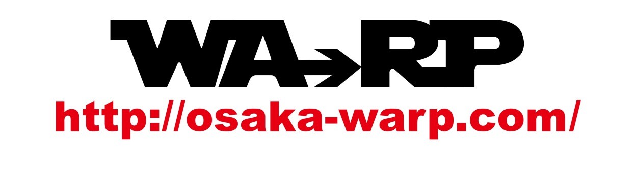 大阪 WARP WEB SHOP ロゴ