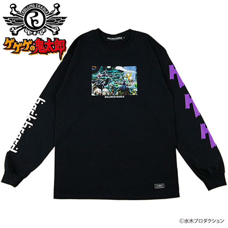ローリングクレイドル　スタジャン　S    ブラック　ウール　牛革　ワッペン 2158416256.jpg?1706160280