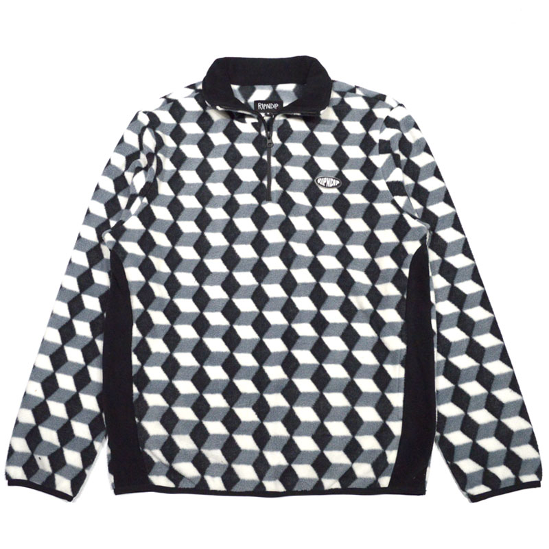 RIPNDIP（リップンディップ） RIPNDIP DIZZY BRUSHED FLEECE HALF ZIP
