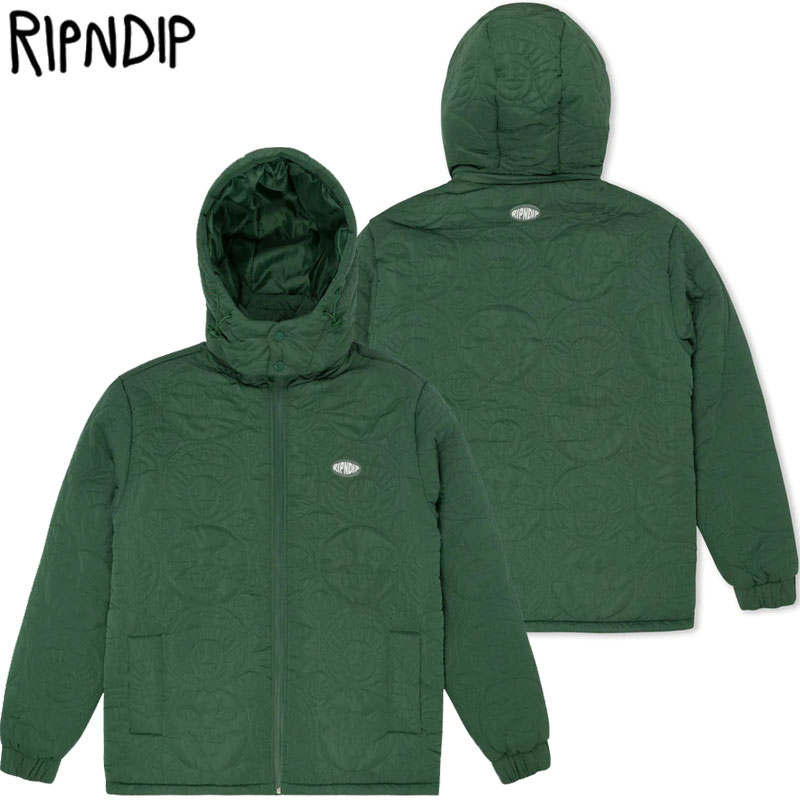 値下げ可 ripndip ダウンジャケット RIPNDIP（リップンディップ） 送料無料 RIPNDIP BARRY BONDS PUFFER