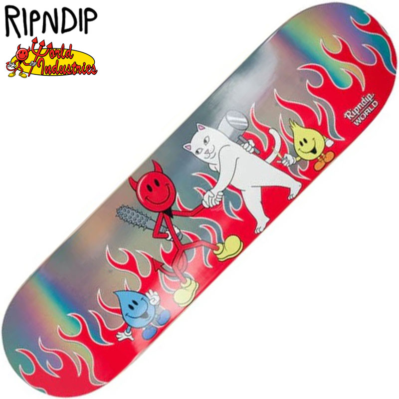RIPNDIP リップンディップ NERM VS DEVILMAN SKATEBOARD(BLACK