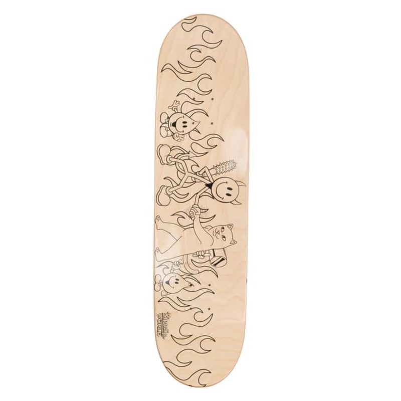 スケートボード 8inch ripndip pop nerm board 8inch ripndip pop nerm board リップンディップ デッキ 板