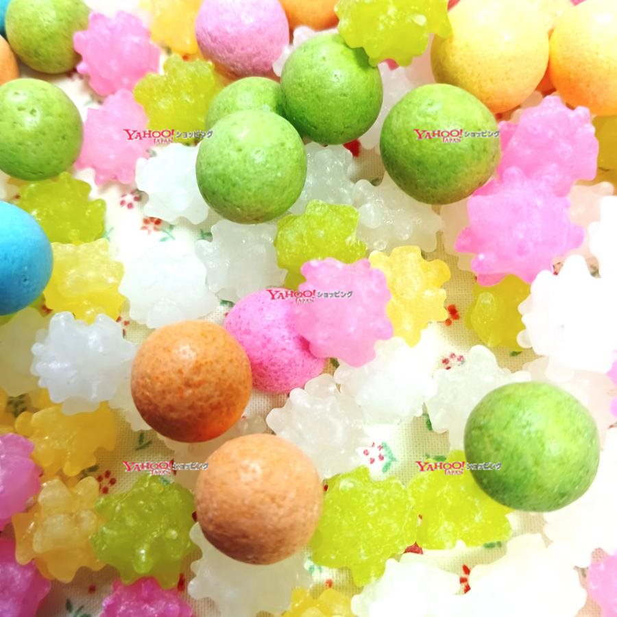 おかし企画 OE石井□◆ 中粒 国産金平糖 & 色が変わる 変り玉 ◆□