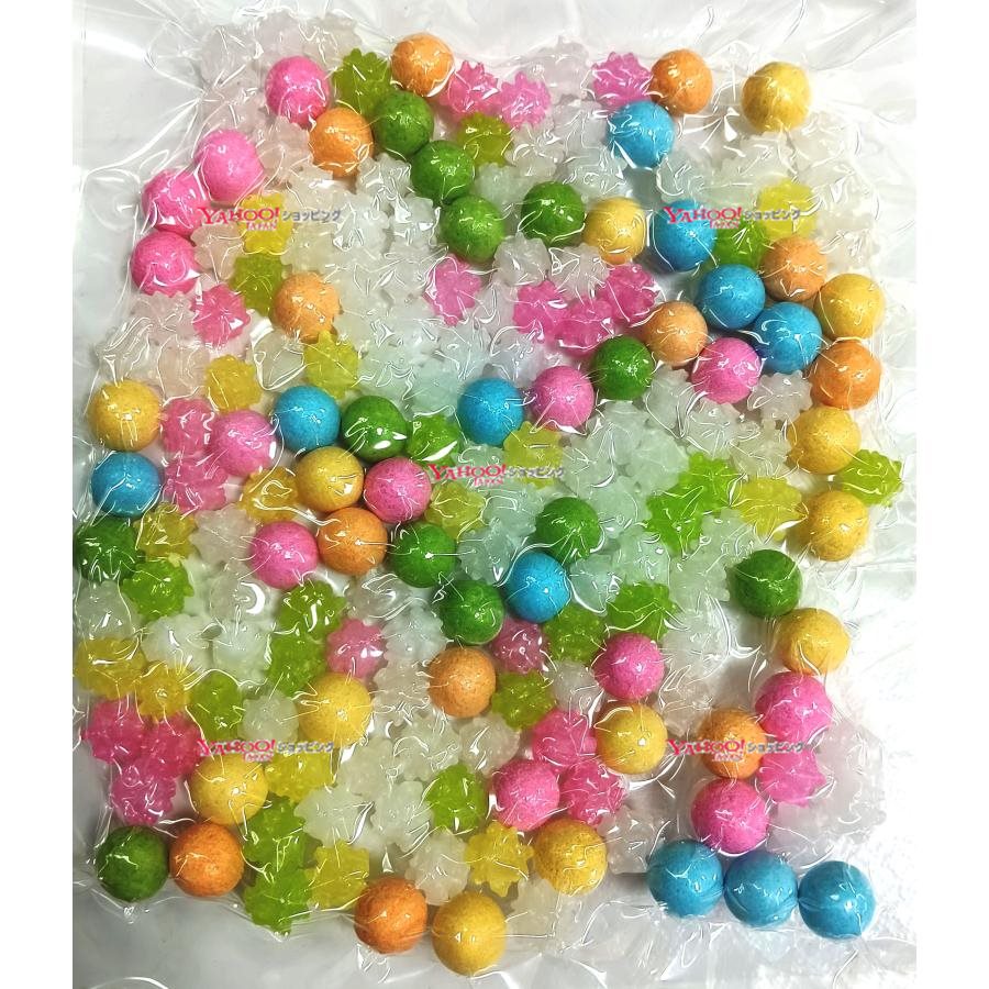 おかし企画 OE石井□◆ 中粒 国産金平糖 & 色が変わる 変り玉 ◆□