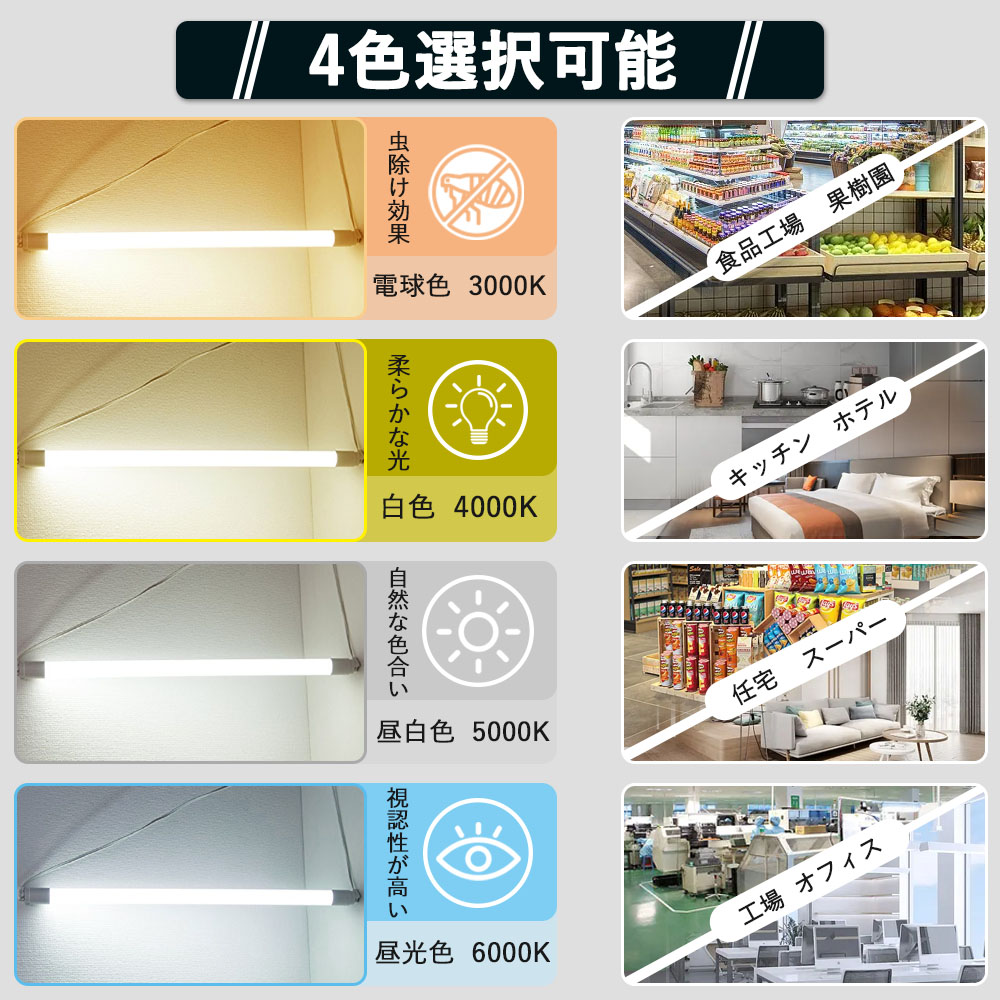 お店で人気の商品 「40本セット」led蛍光灯 40w形 直管 120cm 直管LEDランプ グロー式器具工事不要 LED蛍光灯 40W型 FL40 広角 SMDチップ 超高輝度5400LM 省エネ 長寿命 2年保証