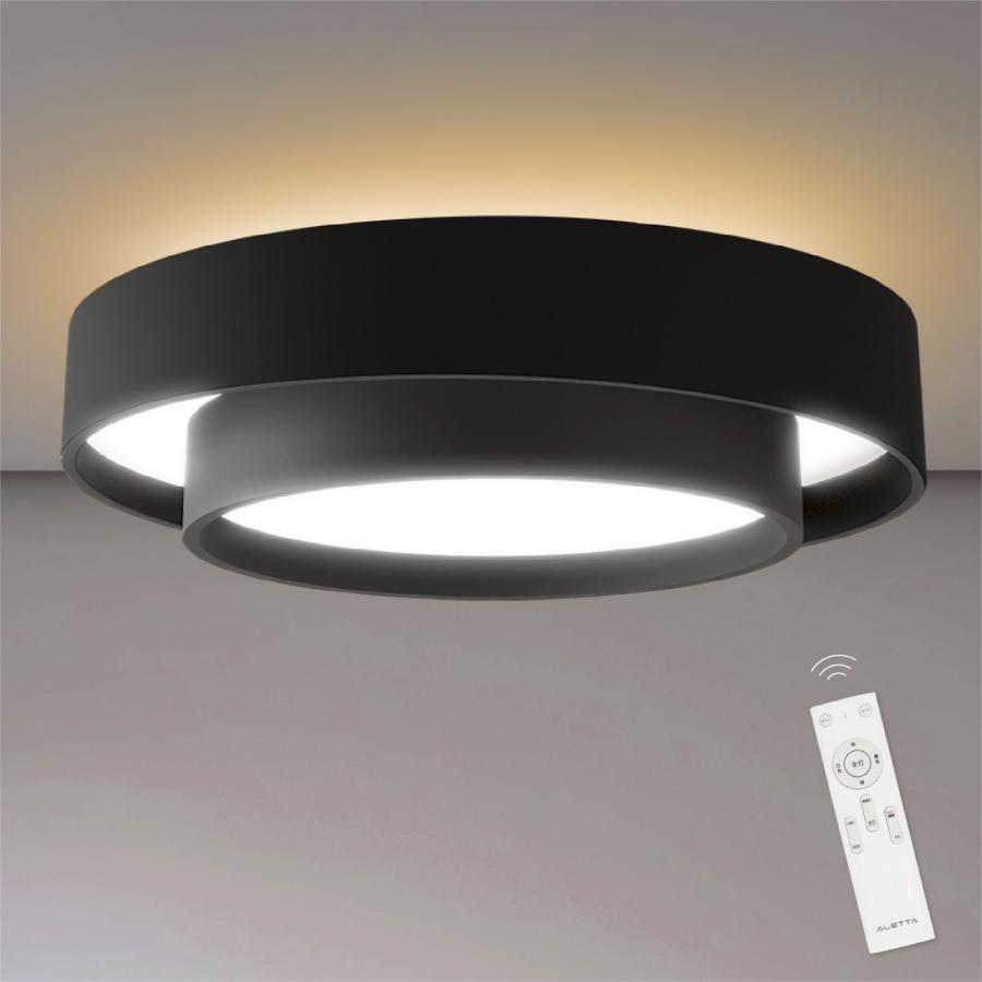 シーリングライト LED照明 省エネ 8畳〜12畳 リモコン付 LEDシーリングライト 調光調色 間接光照明 常夜灯 天井照明 おしゃれ 和室 洋室 リビング 寝室 子供部屋 |  | 02