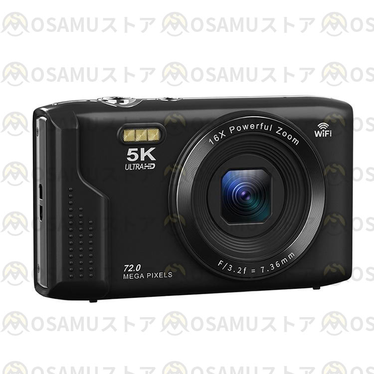 デジタルカメラ 安い 5K デジカメ 修学旅行 スマホに送れる WIFI転送