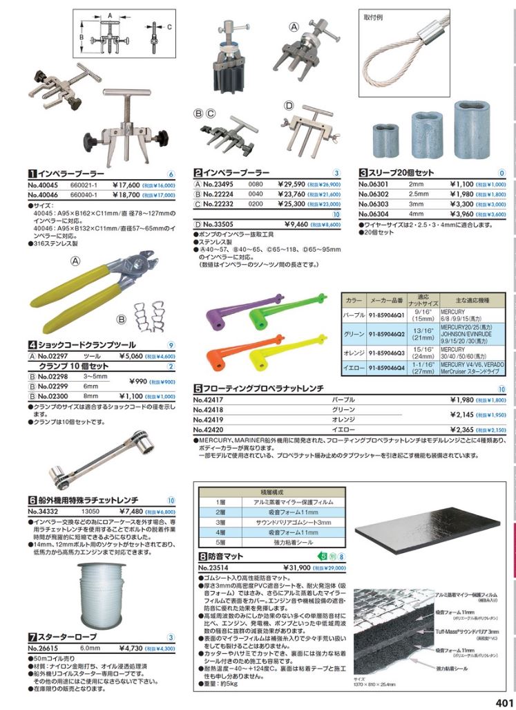 インペラープーラー 40〜65mm ステンレススチール製 インペラ取り外し ジャブスコ メーカー品番0040 :22224:ユニマットマリン - 通販  - Yahoo!ショッピング