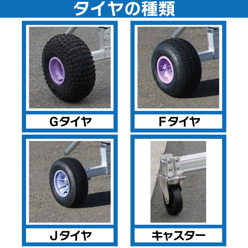 ファクトリーゼロ ボートランチャー L746GLLC すべるレール付 ゴム底用