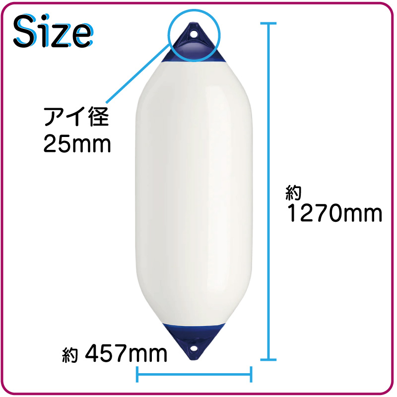フェンダー 船舶用 ボートフェンダー F-10 ポリフォーム Fシリーズ 457×1270×25mm Polyform 保護 係留 係船 傷 ...