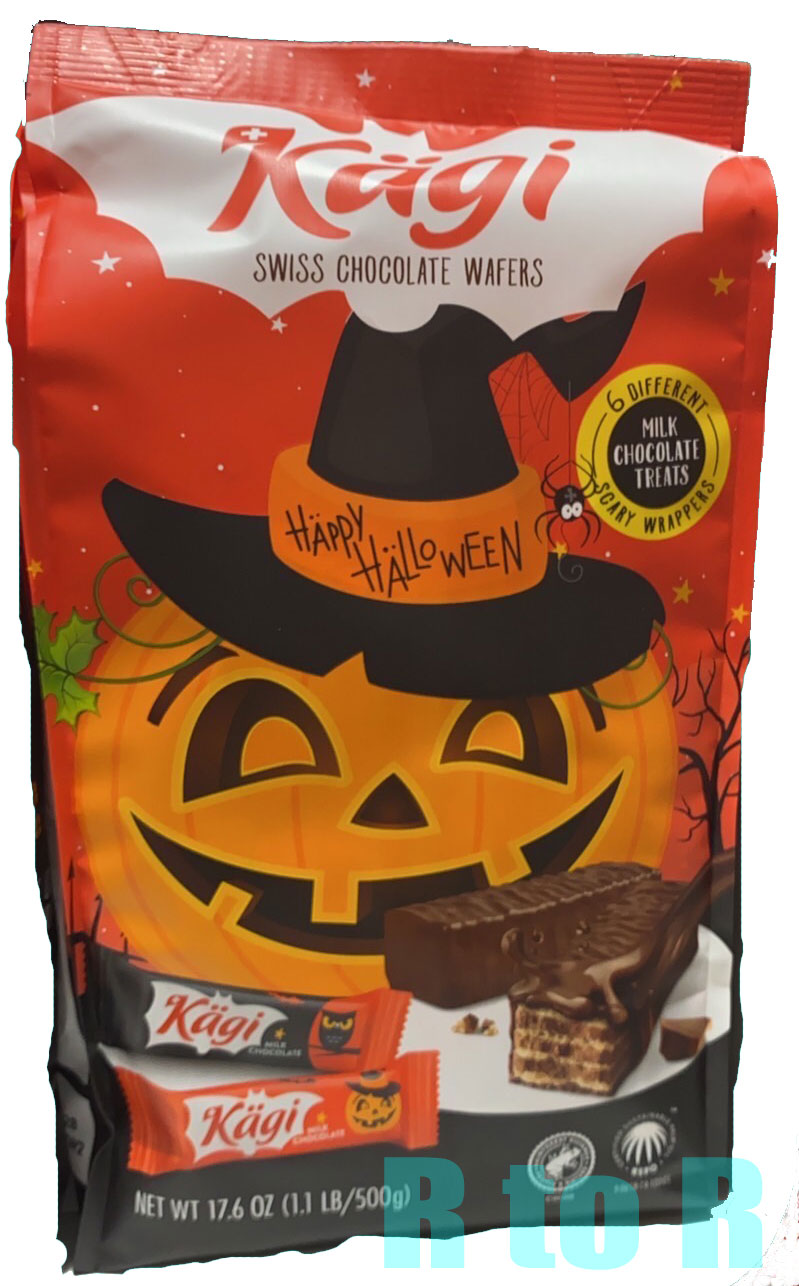 Kagi Minis ハロウィーンバッグ チョコレートウエハース 500g カーギ ミニズ スイスチョコレート ハロウィンデザイン  :43447:お洗濯屋さん - 通販 - Yahoo!ショッピング