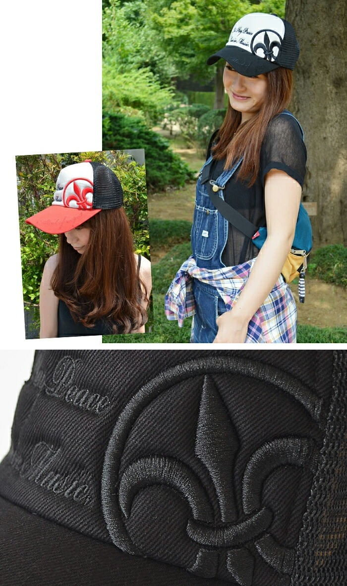 オッズオン 帽子　ユリ刺繍入りキャスケット lucy-cap01]BTR Behind The River(ビハインドザリバー) BTR Lucy